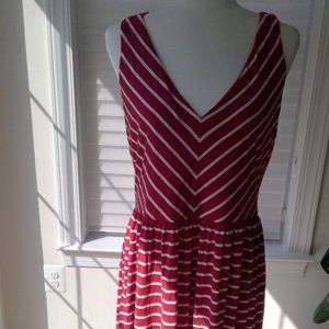 Loft tank dress with crossed back out
